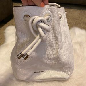 White Michael Kors Backpack